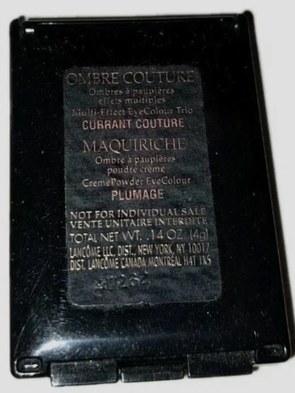 NEW Lancome CURRANT COUTURE PLUMAGE OMBRE & MAQUIRICHE EyeColour 0.14 oz